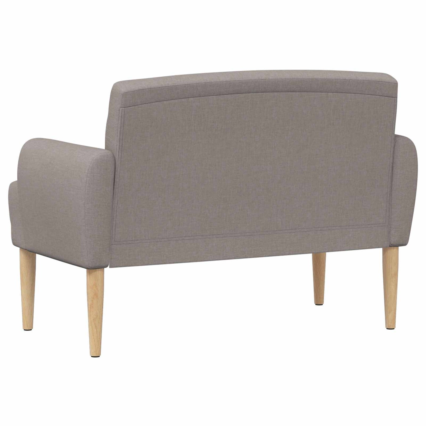 Lænestol med knap tufting Gråbrun 116 x 67 x 80 cm Stof