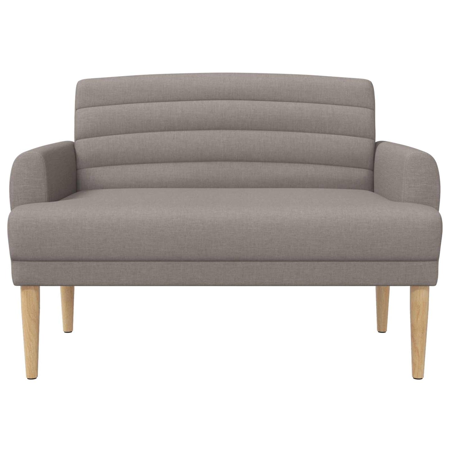 Lænestol med knap tufting Gråbrun 116 x 67 x 80 cm Stof