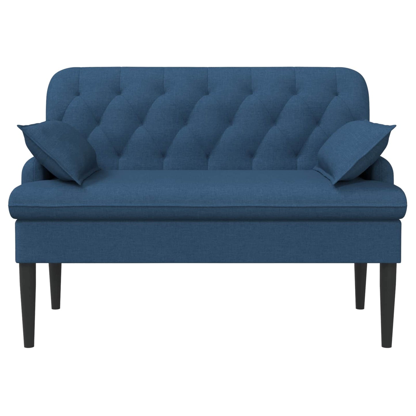 Lænestol med knap tufting Blå 111 x 68 x 80 cm Stof