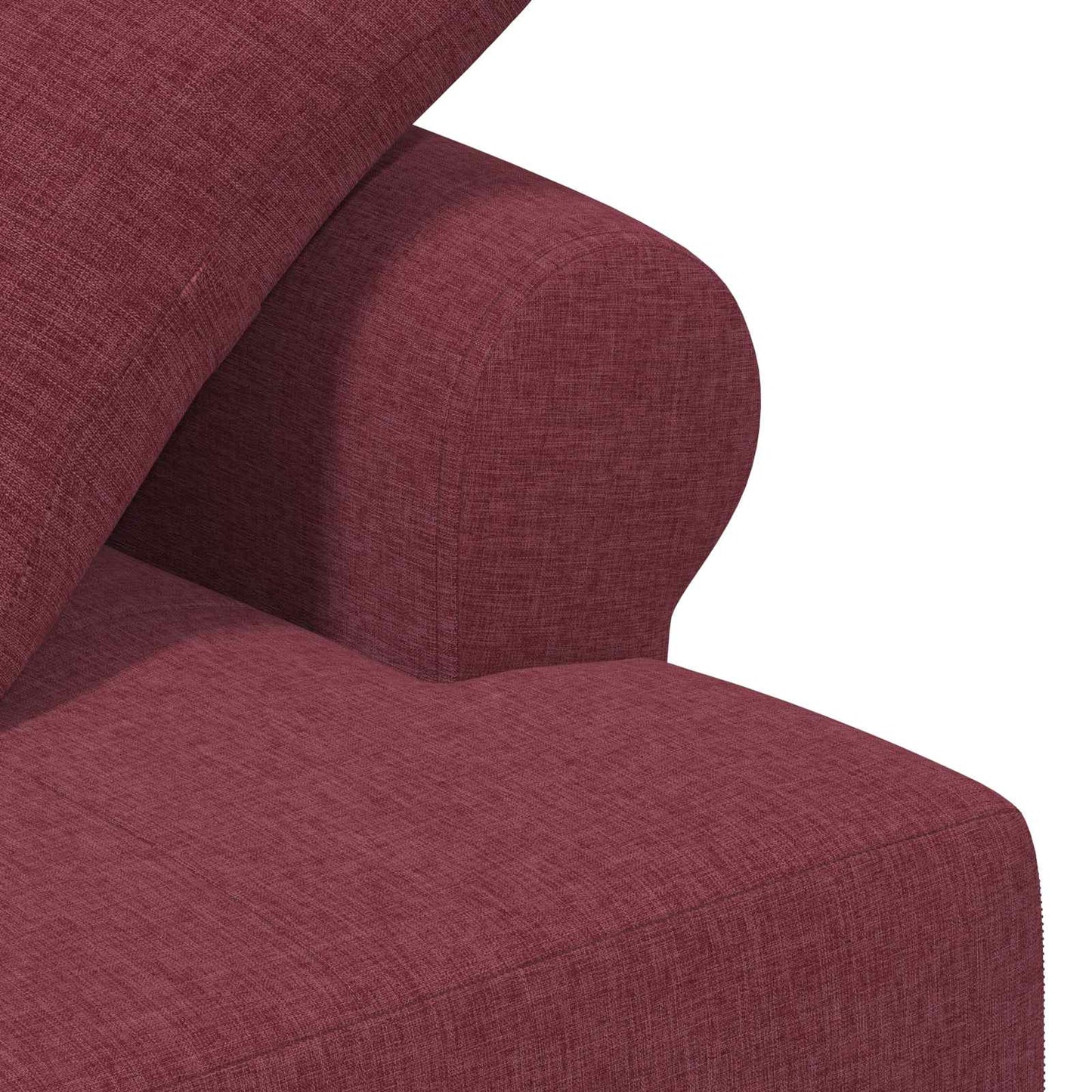 Lænestol med knap tufting Vinrød 120 x 65 x 79 cm Stof