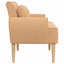 Lænestol med knap tufting Beige 117 x 67 x 77 cm Bouclé