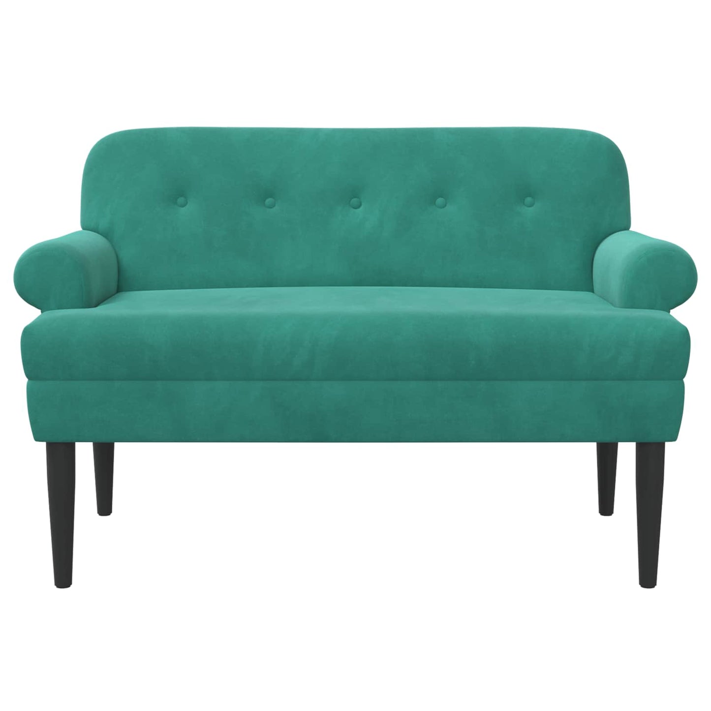 Lænestol med knap tufting Turkis 120 x 66 x 78 cm Fløjl