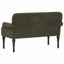 Lænestol med knap tufting Army Grøn 120 x 65 x 78 cm