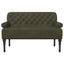 Lænestol med knap tufting Army Grøn 120 x 65 x 78 cm