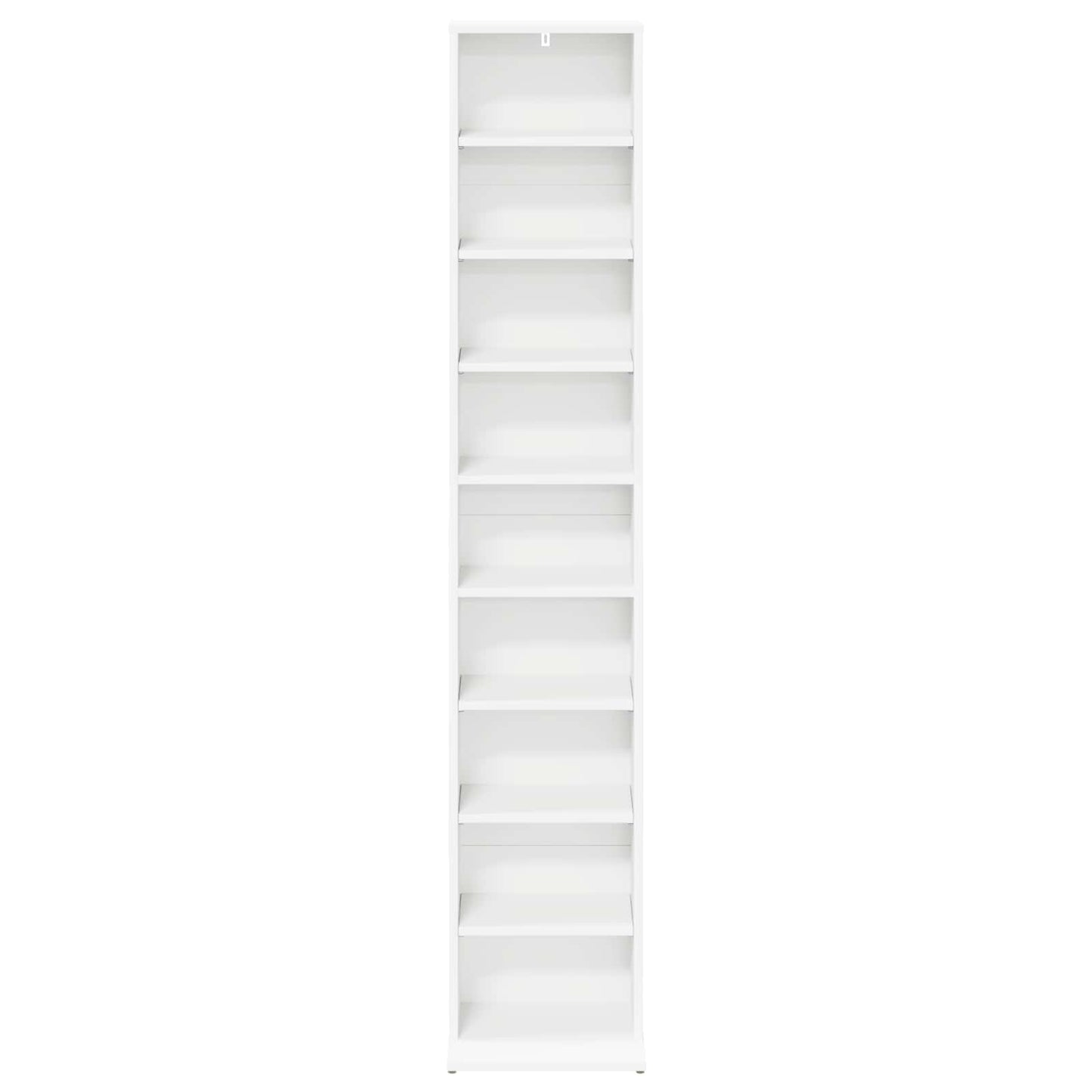 CD Skab Hvid 33 x 23,5 x 175 cm Konstrueret træ