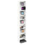 CD Skab Hvid 33 x 23,5 x 175 cm Konstrueret træ