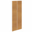 CD Skab 2 stk. Hvid 33 x 23,5 x 175 cm Konstrueret træ