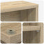 CD Skab Sonoma-eg 33 x 23,5 x 175 cm Konstrueret træ