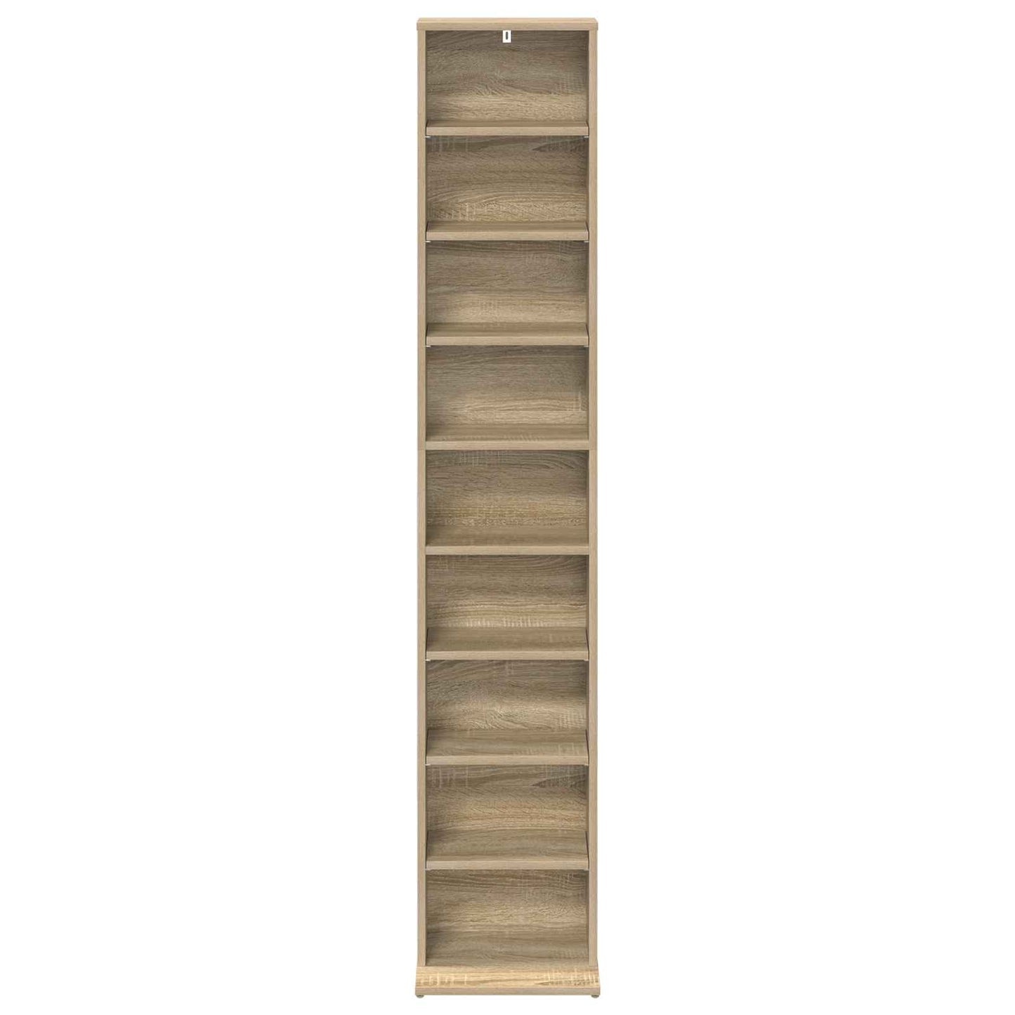 CD Skab Sonoma-eg 33 x 23,5 x 175 cm Konstrueret træ