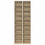 CD Skab 2 stk. Sonoma-eg 33 x 23,5 x 175 cm Konstrueret træ