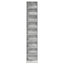CD Skab Betongrå 33 x 23,5 x 175 cm Konstrueret træ