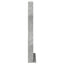 CD Skab 2 stk. Betongrå 33 x 23,5 x 175 cm Konstrueret træ