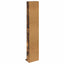 CD Skab Røget eg 33 x 23,5 x 175 cm Konstrueret træ