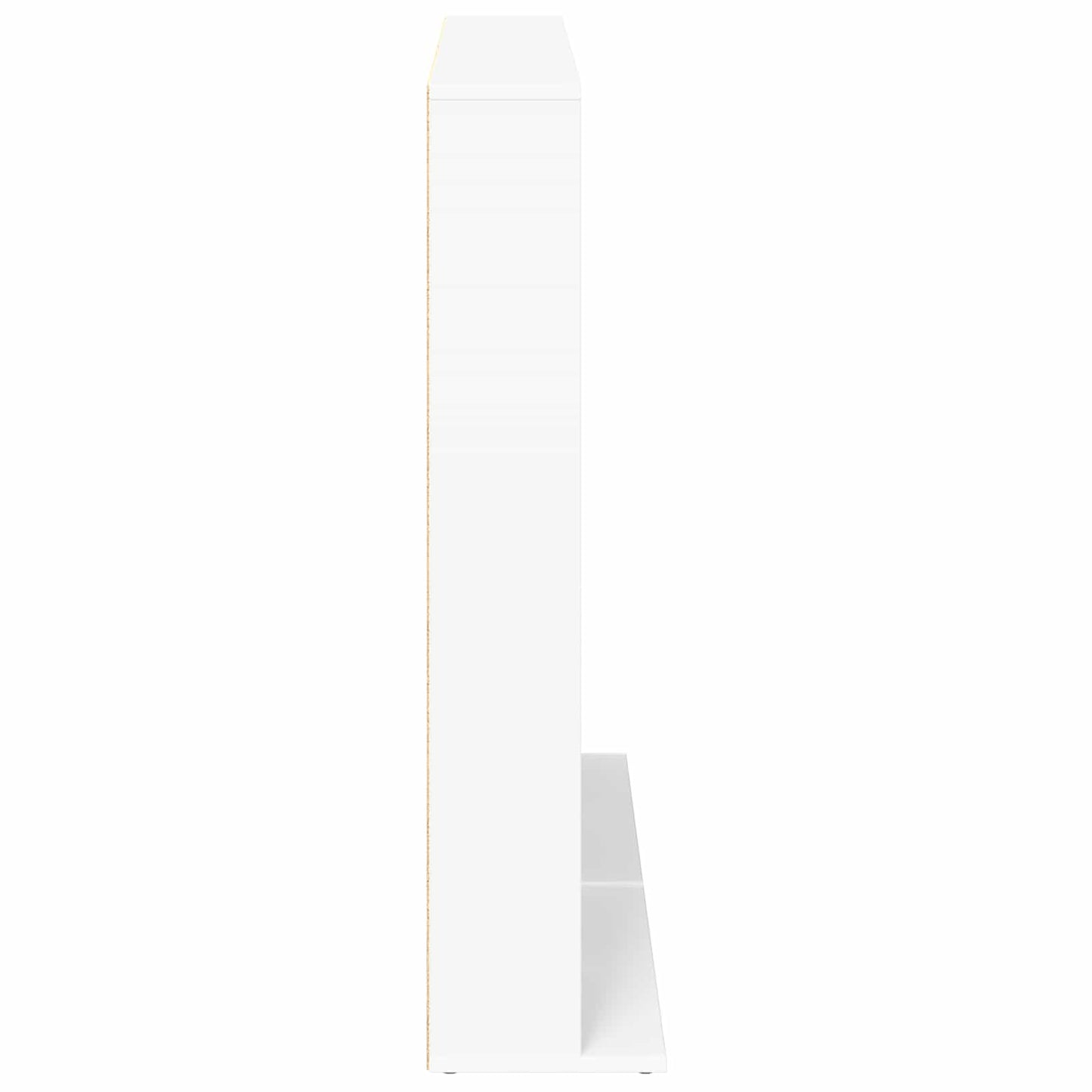 CD Skab 2 stk. Hvid 65 x 23,5 x 97,5 cm Konstrueret træ