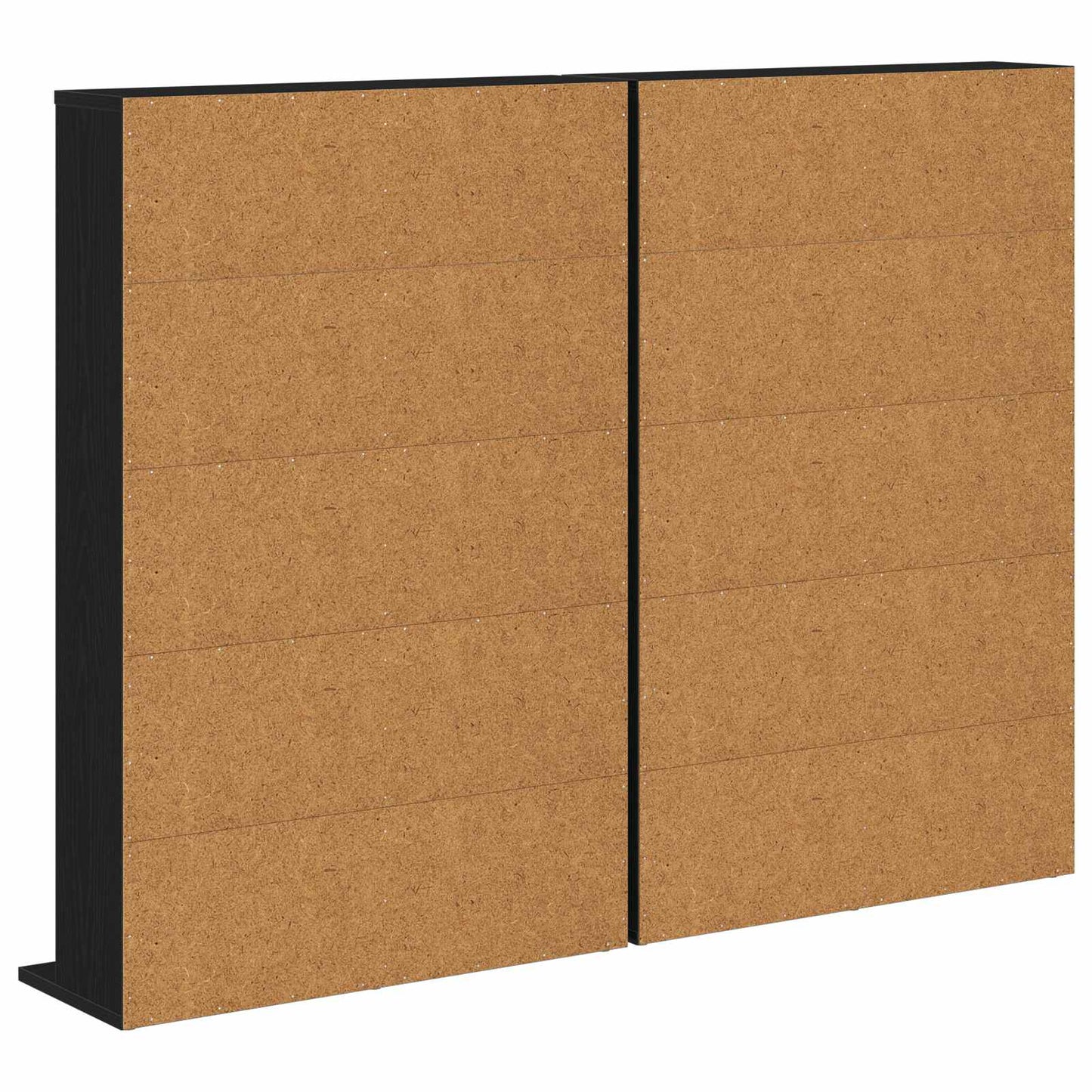CD Skab 2 stk. Sort eg 65 x 23,5 x 97,5 cm Konstrueret træ