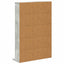 CD Skab Betongrå 65 x 23,5 x 97,5 cm Konstrueret træ