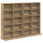 CD Skab 2 stk. Artisan-eg 65 x 23,5 x 97,5 cm Konstrueret træ
