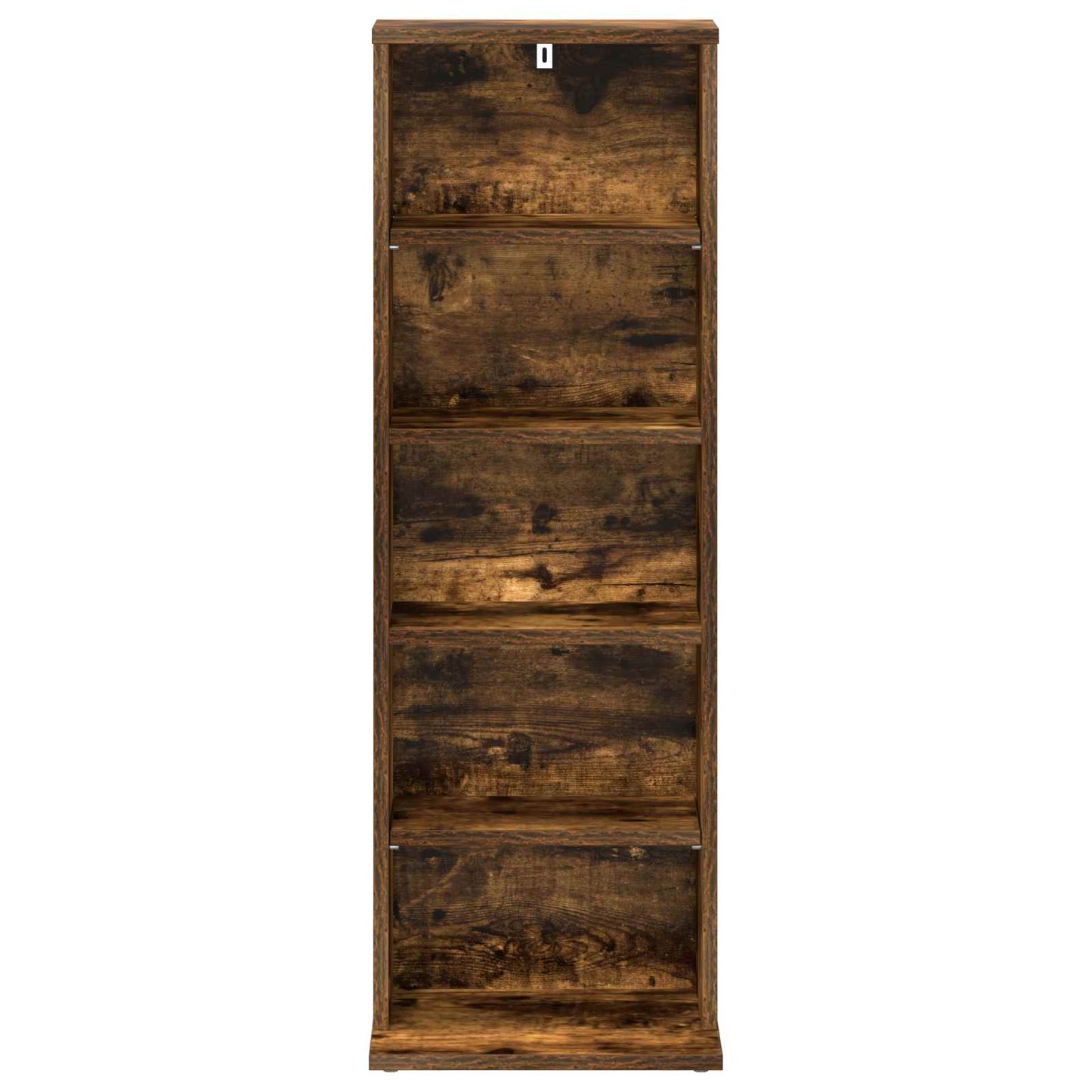 CD Skab Røget eg 33 x 23,5 x 97,5 cm Konstrueret træ