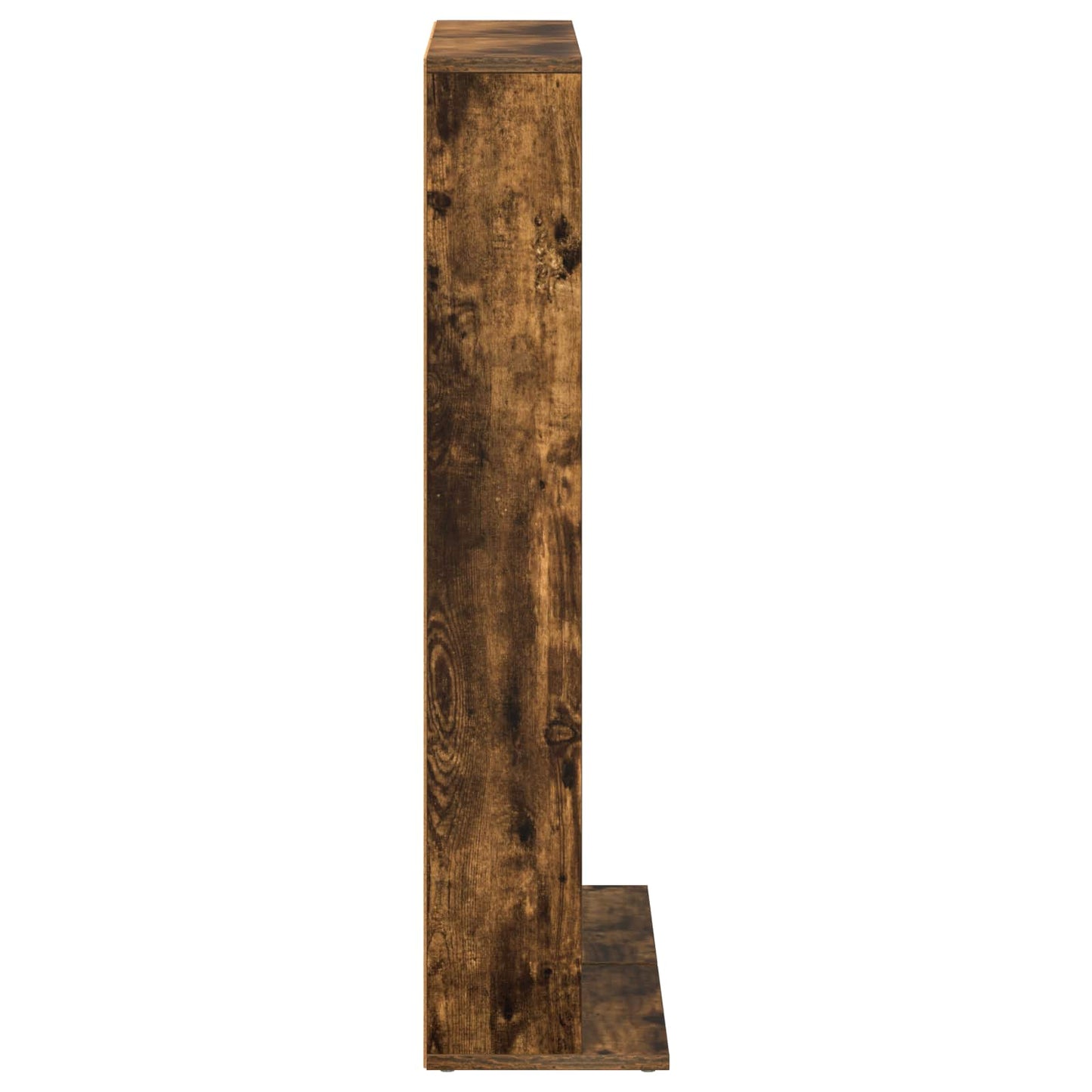 CD Skab 2 stk. Røget eg 33 x 23,5 x 97,5 cm Konstrueret træ