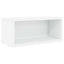 CD Opbevaringsrække Hvid 40 x 17 x 17 cm Konstrueret træ