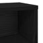 CD Opbevaringsrække 4 stk. Sort eg 40 x 17 x 17 cm