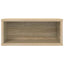 CD Opbevaringsrække Sonoma-eg 40 x 17 x 17 cm Konstrueret træ