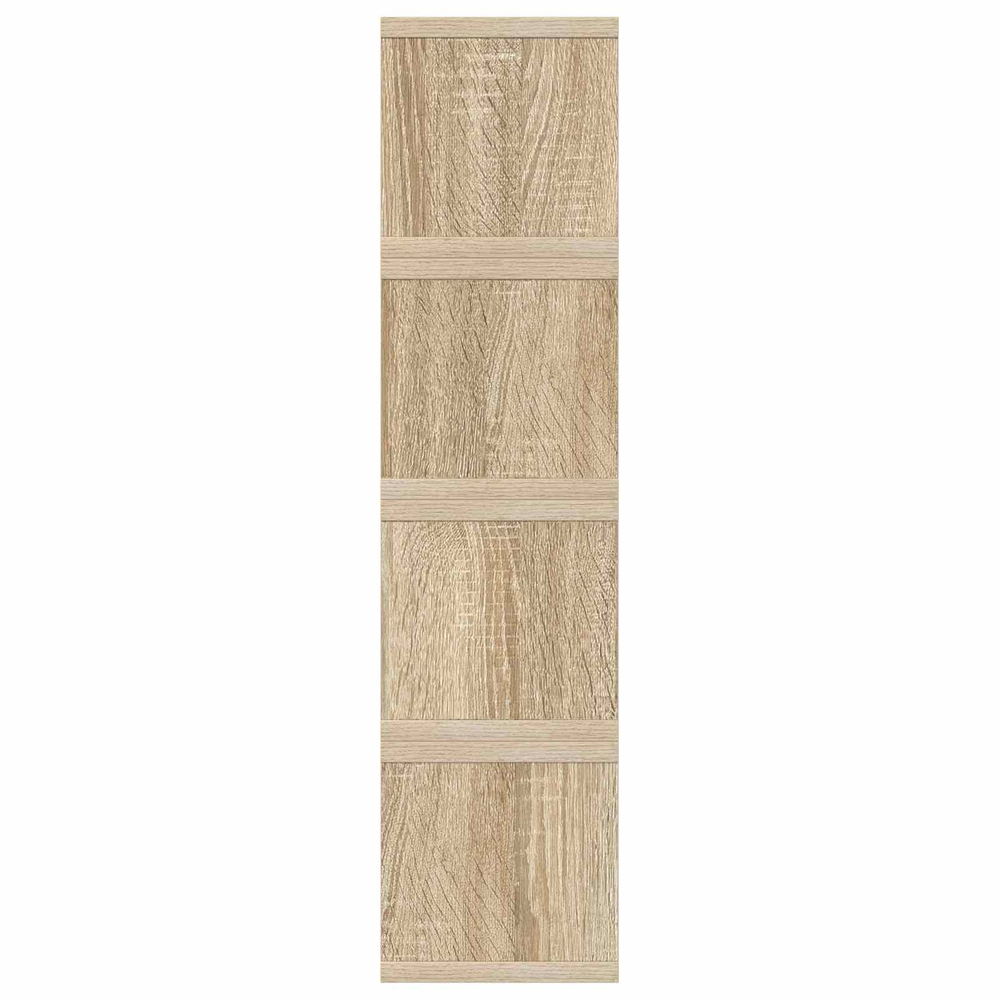 CD Opbevaringsrække 4 stk. Sonoma-eg 40 x 17 x 17 cm