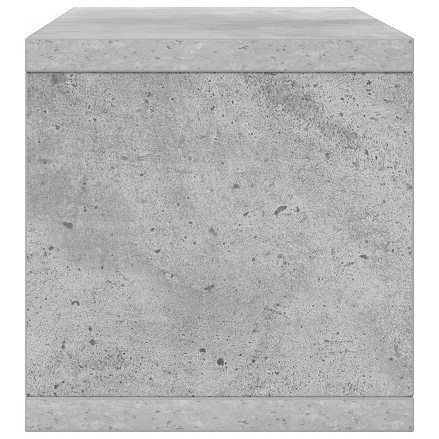 CD Opbevaringsrække Betongrå 40 x 17 x 17 cm Konstrueret træ