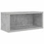 CD Opbevaringsrække 2 stk. Betongrå 40 x 17 x 17 cm