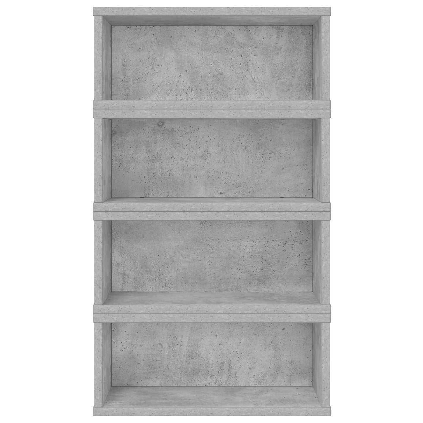 CD Opbevaringsrække 4 stk. Betongrå 40 x 17 x 17 cm