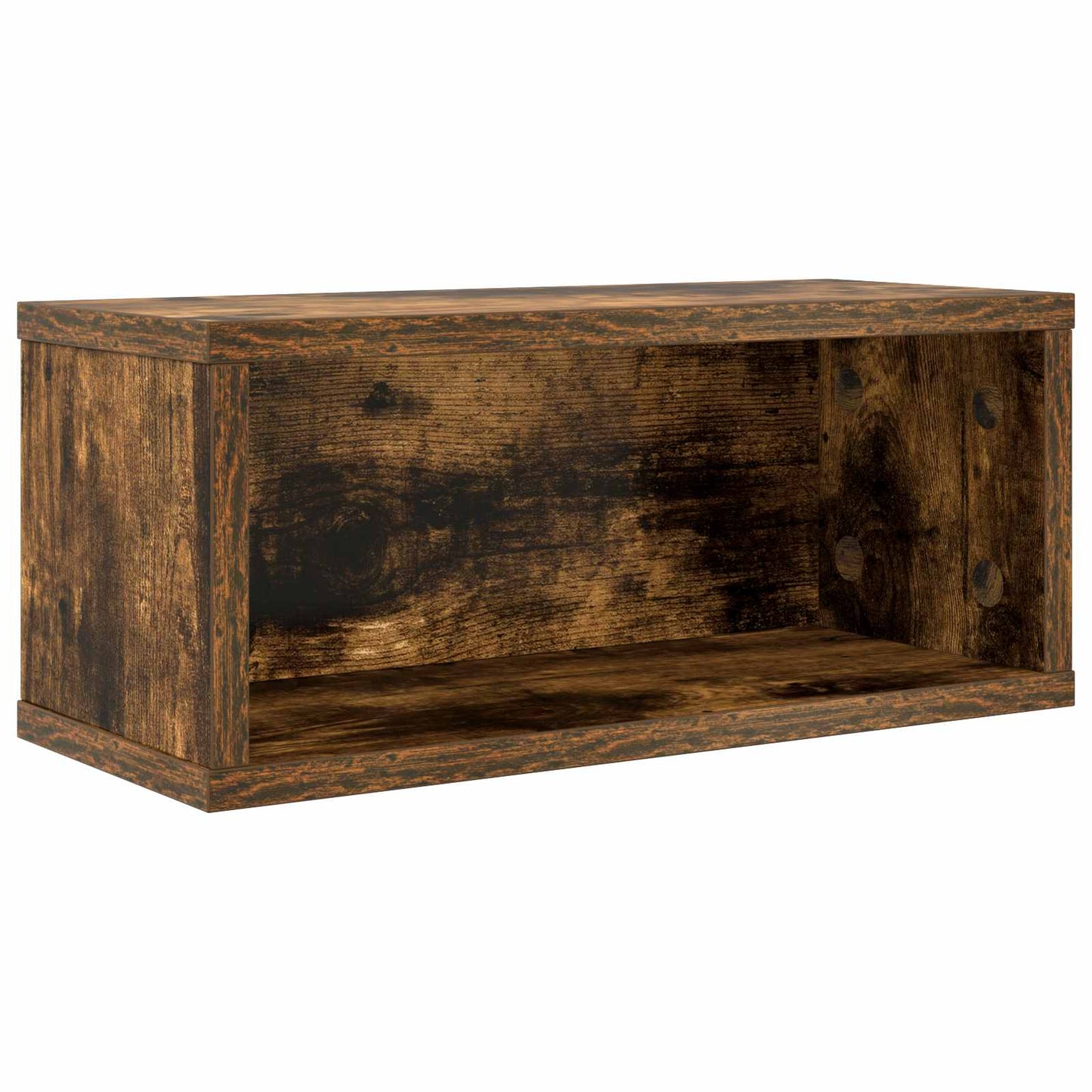 CD Opbevaringsrække Røget eg 40 x 17 x 17 cm Konstrueret træ