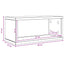 CD Opbevaringsrække Røget eg 40 x 17 x 17 cm Konstrueret træ