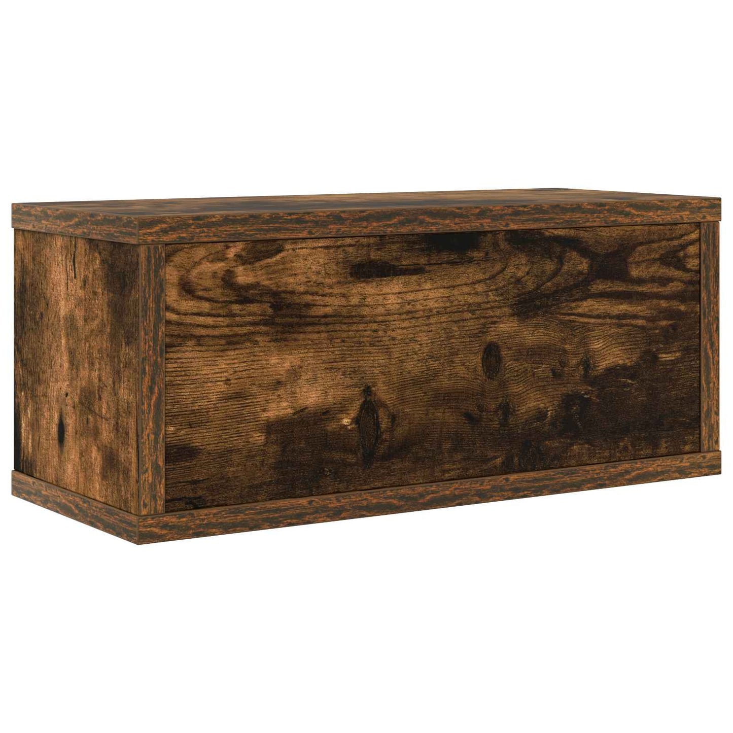 CD Opbevaringsrække 2 stk. Røget eg 40 x 17 x 17 cm