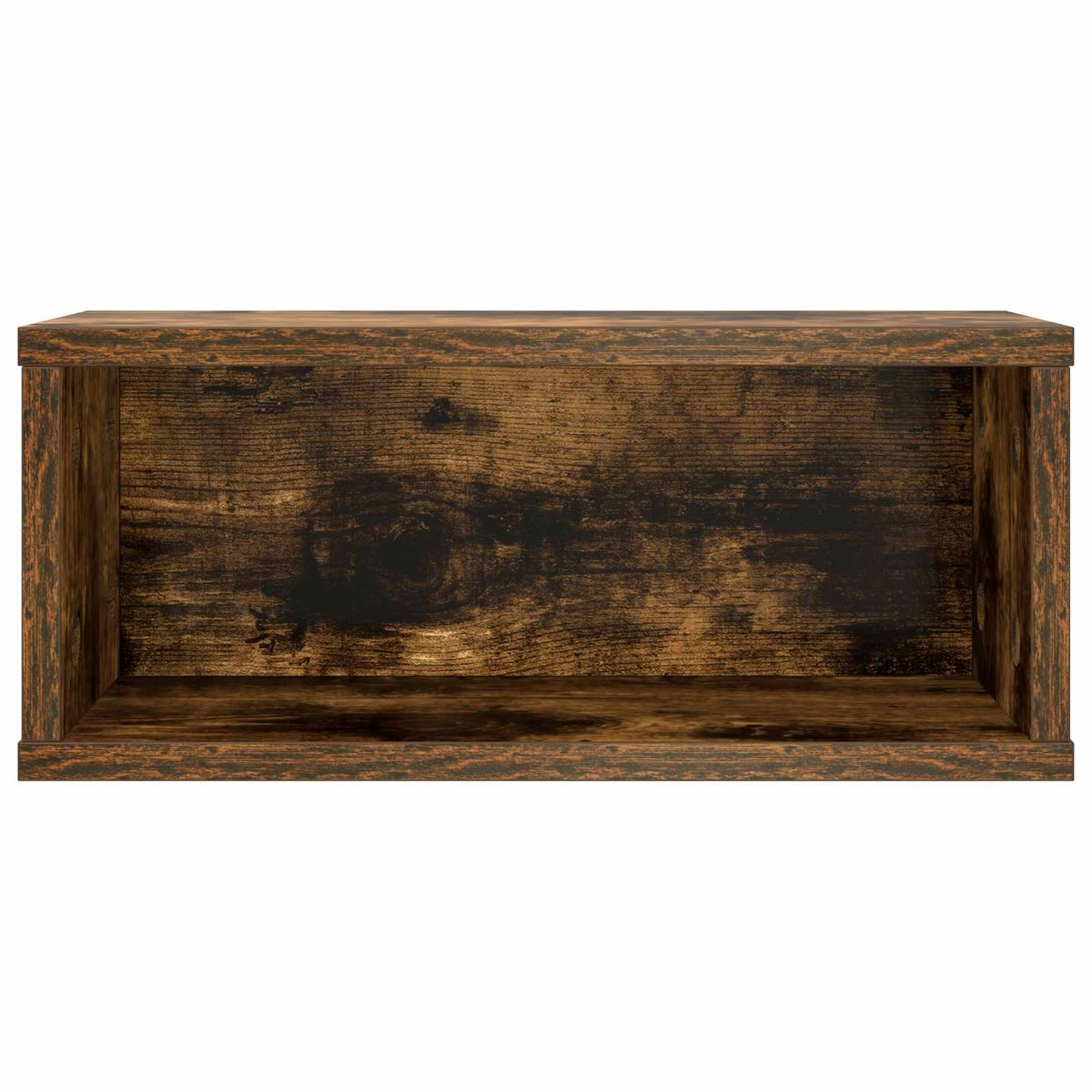 CD Opbevaringsrække 2 stk. Røget eg 40 x 17 x 17 cm