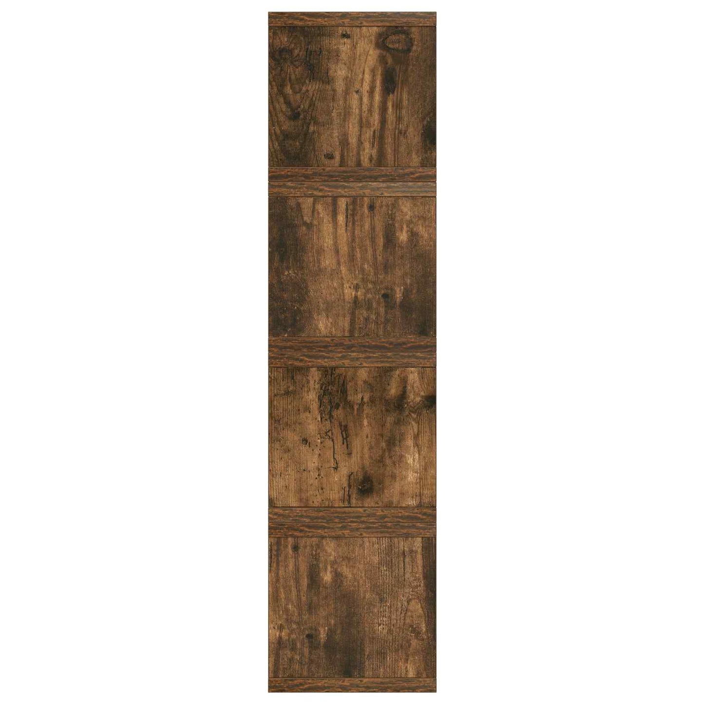 CD Opbevaringsrække 4 stk. Røget eg 40 x 17 x 17 cm
