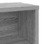 CD Opbevaringsrække 2 stk. Grå Sonoma 40 x 17 x 17 cm