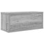 CD Opbevaringsrække 2 stk. Grå Sonoma 40 x 17 x 17 cm