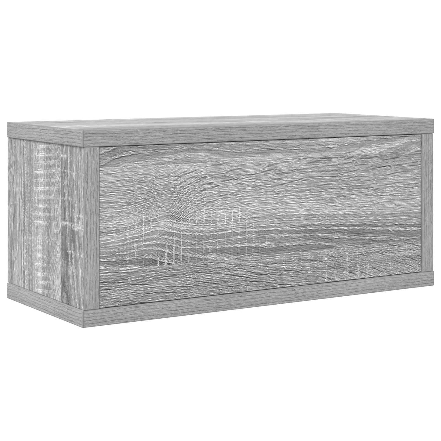 CD Opbevaringsrække 2 stk. Grå Sonoma 40 x 17 x 17 cm