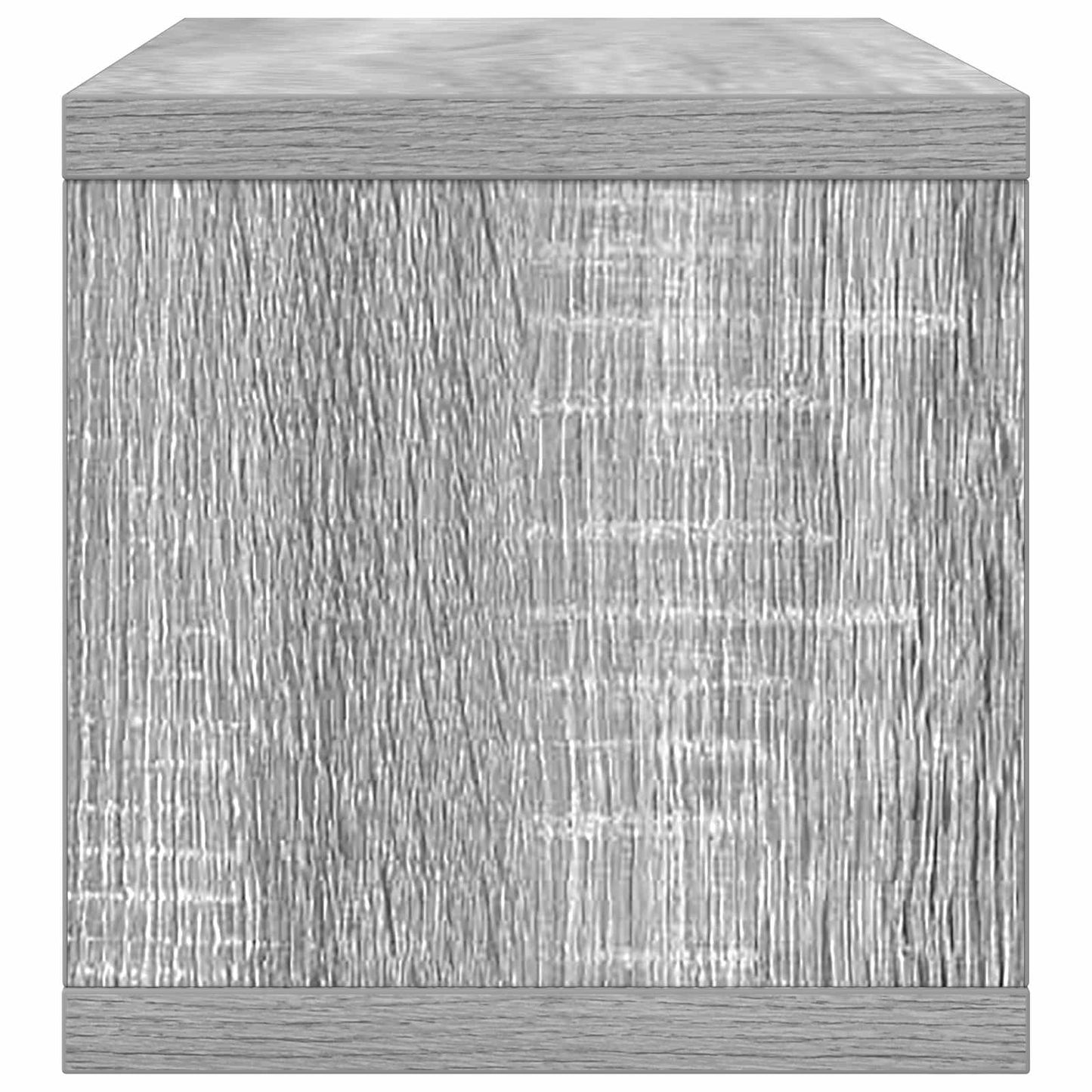CD Opbevaringsrække 2 stk. Grå Sonoma 40 x 17 x 17 cm