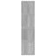 CD Opbevaringsrække 4 stk. Grå Sonoma 40 x 17 x 17 cm