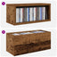CD Opbevaringsrække Gammelt træ 40 x 17 x 17 cm Konstrueret træ