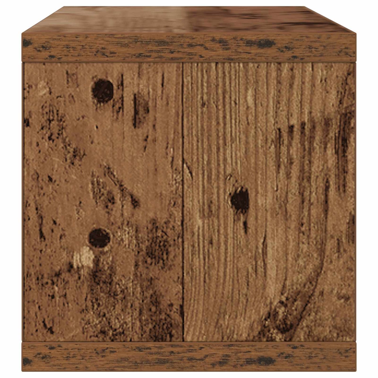 CD Opbevaringsrække Gammelt træ 40 x 17 x 17 cm Konstrueret træ