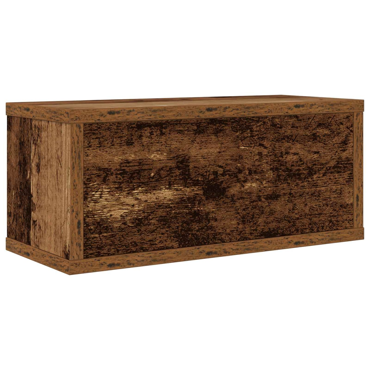 CD Opbevaringsrække 2 stk. Gammelt træ 40 x 17 x 17 cm