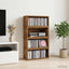 CD Opbevaringsrække 4 stk. Gammelt træ 40 x 17 x 17 cm