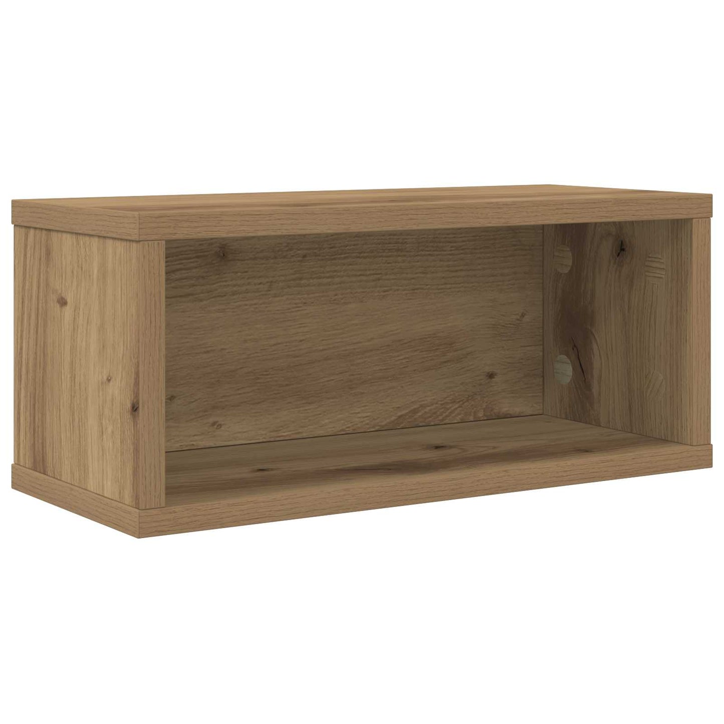 CD Opbevaringsrække 2 stk. Artisan-eg 40 x 17 x 17 cm