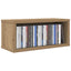 CD Opbevaringsrække 2 stk. Artisan-eg 40 x 17 x 17 cm
