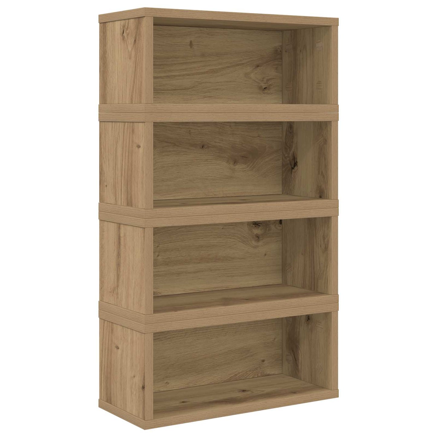 CD Opbevaringsrække 4 stk. Artisan-eg 40 x 17 x 17 cm