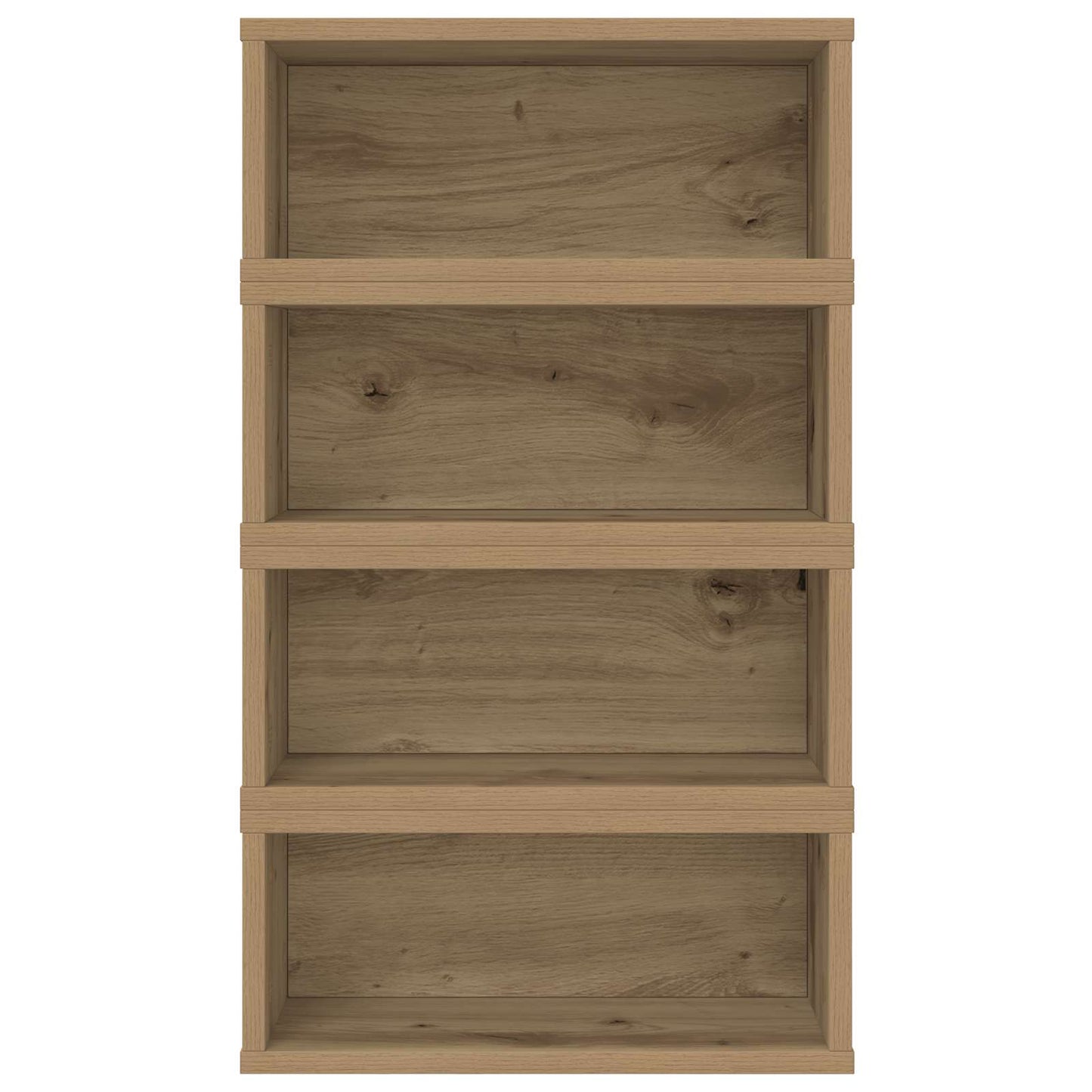 CD Opbevaringsrække 4 stk. Artisan-eg 40 x 17 x 17 cm