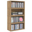 CD Opbevaringsrække 4 stk. Artisan-eg 40 x 17 x 17 cm