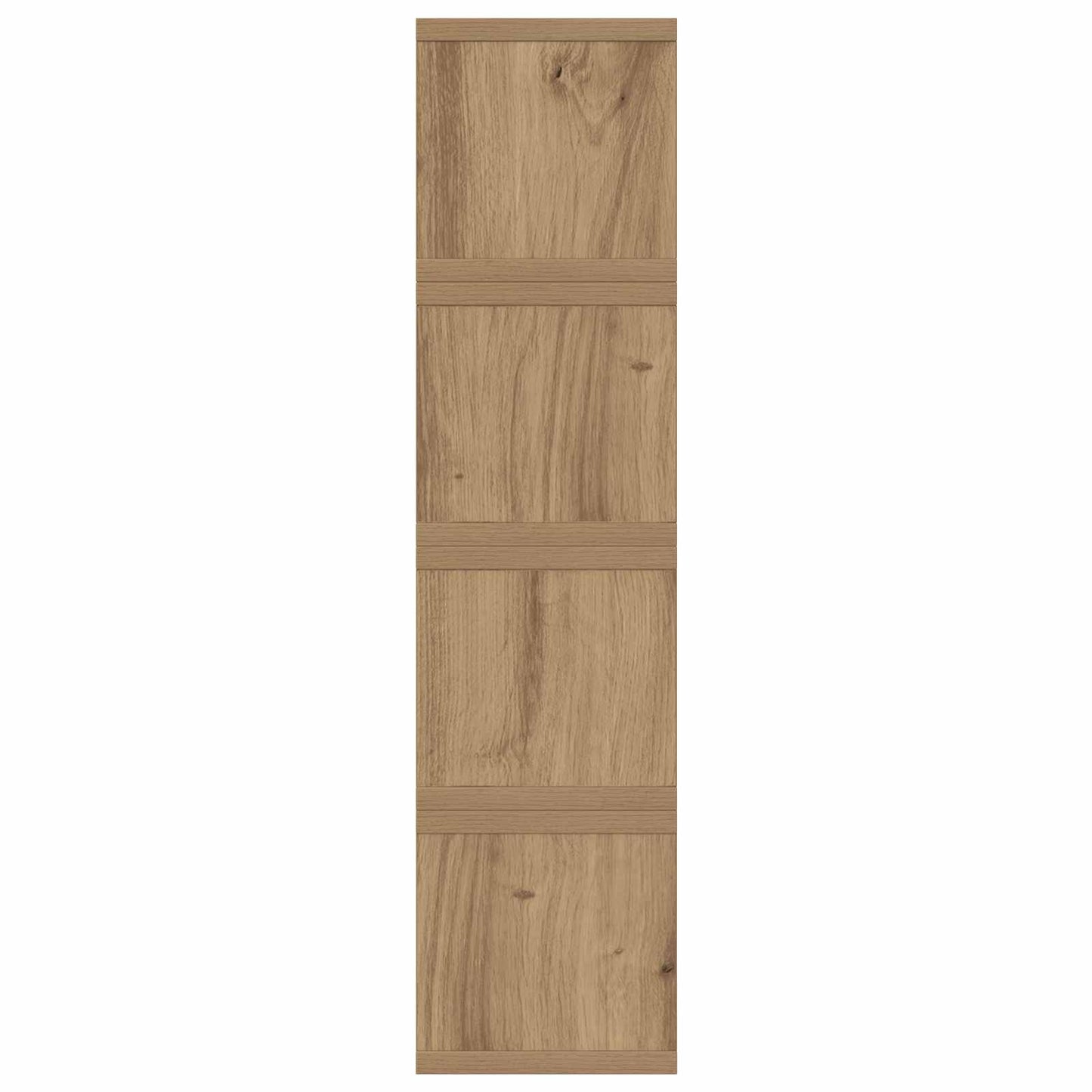 CD Opbevaringsrække 4 stk. Artisan-eg 40 x 17 x 17 cm